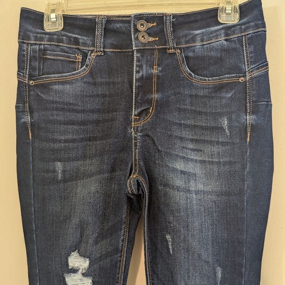 NWOT Butt, I Love You Distressed Wax Jeans Size 7 - Picture 2 of 6